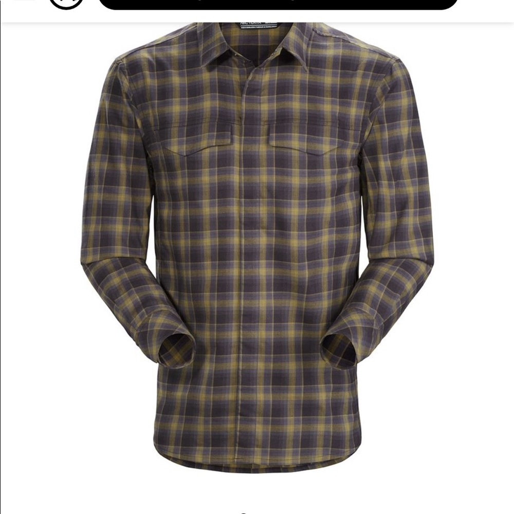 Arc'teryx Gryson Men’s Flannel in Radiant Darkness